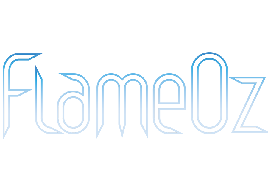 FlameOz: Award Winning Fire Dancing Logo